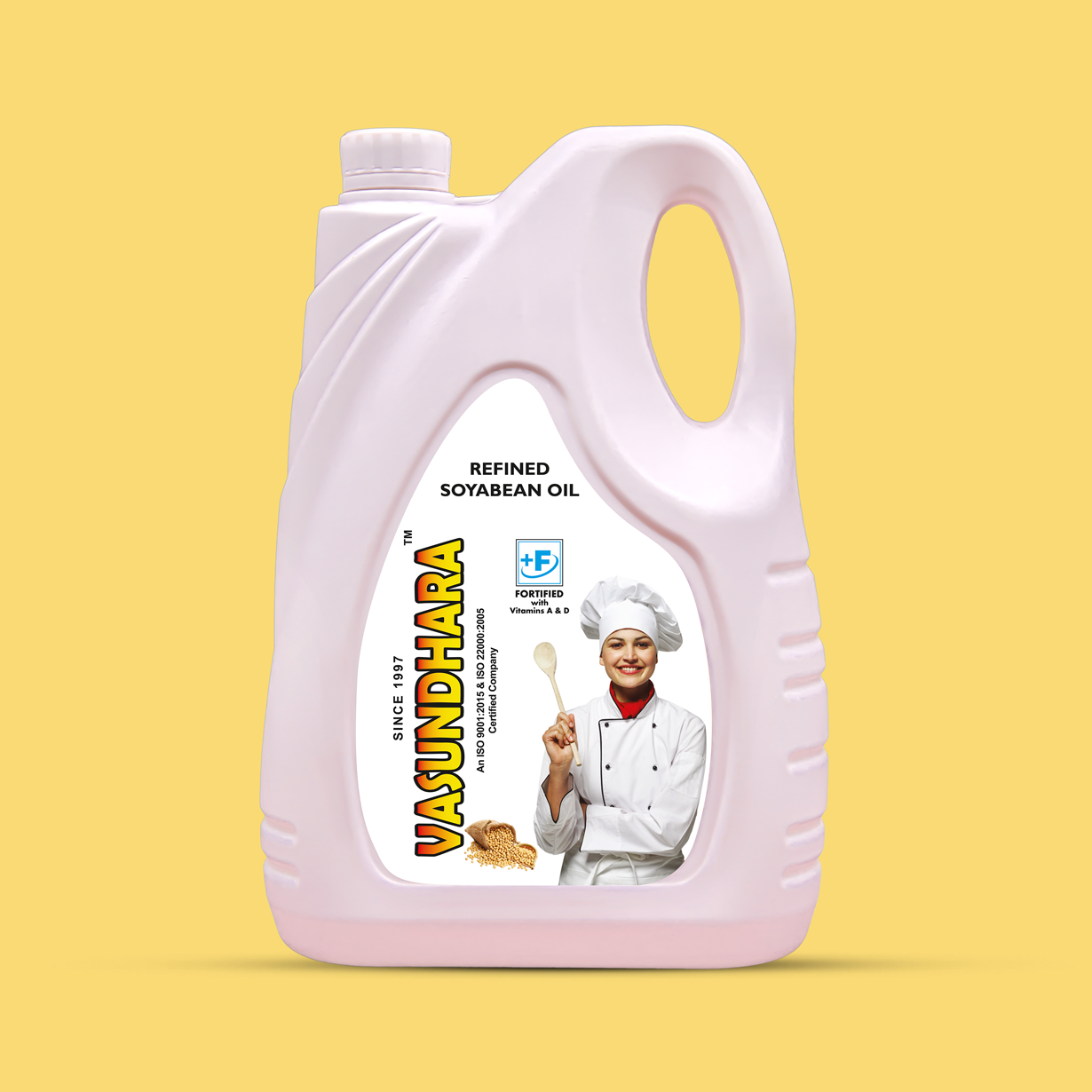 Soybean Oil 5L | Premium Cooking Oil | Vasundhara Oils